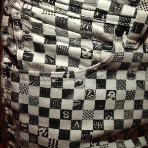 Distinctive Volcom check icon pattern jeans